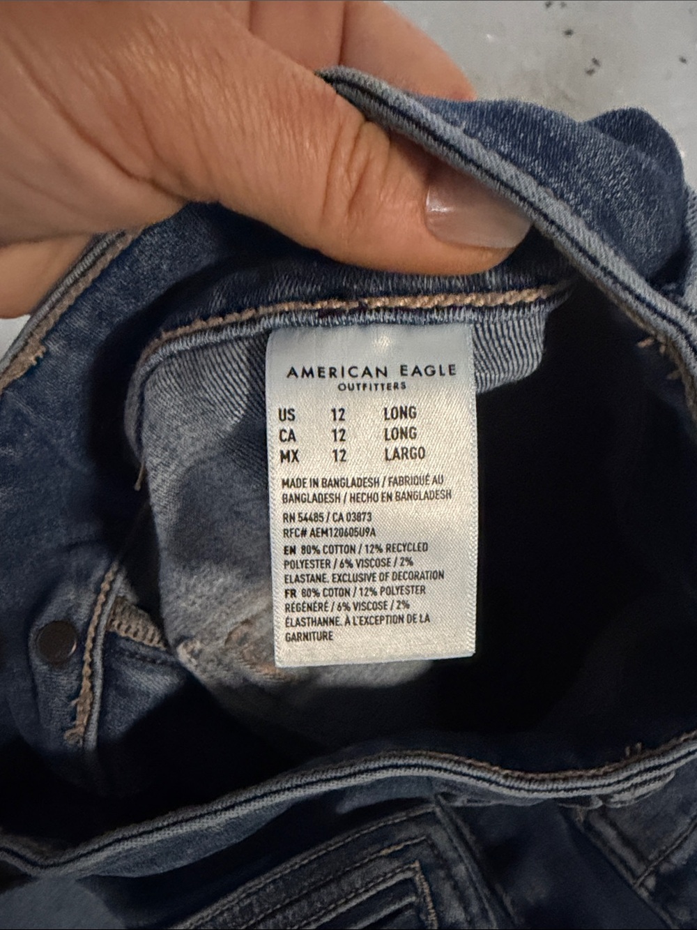 American Eagle Outfitters light blue wide leg jeans - Picture 4 of 6